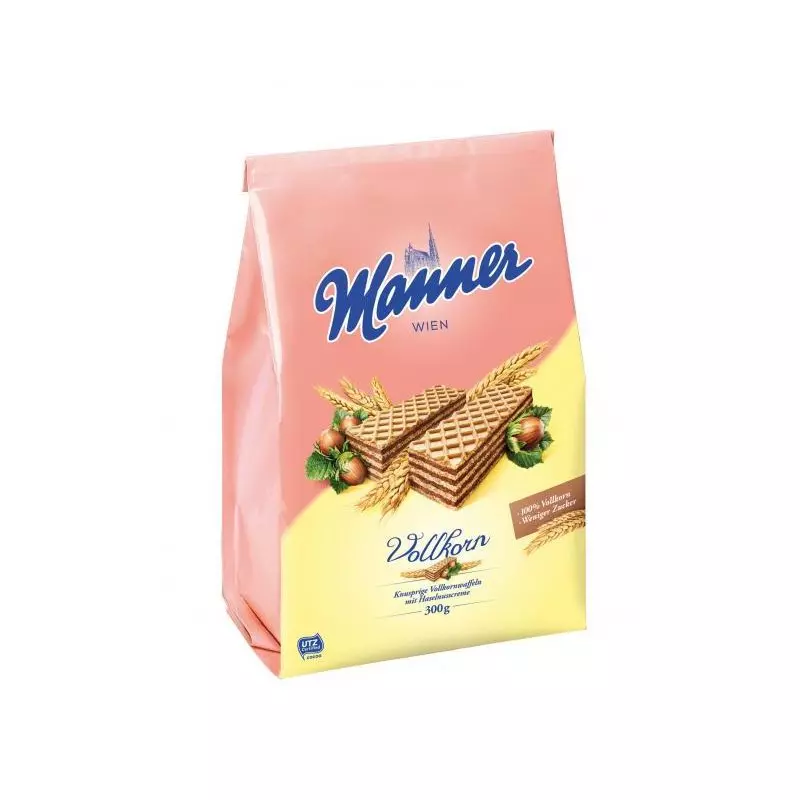 Oblátky Manner lieskovoorieškové celozrnné 400 g Oblátky Manner lieskovoorieškové celozrnné 400 g