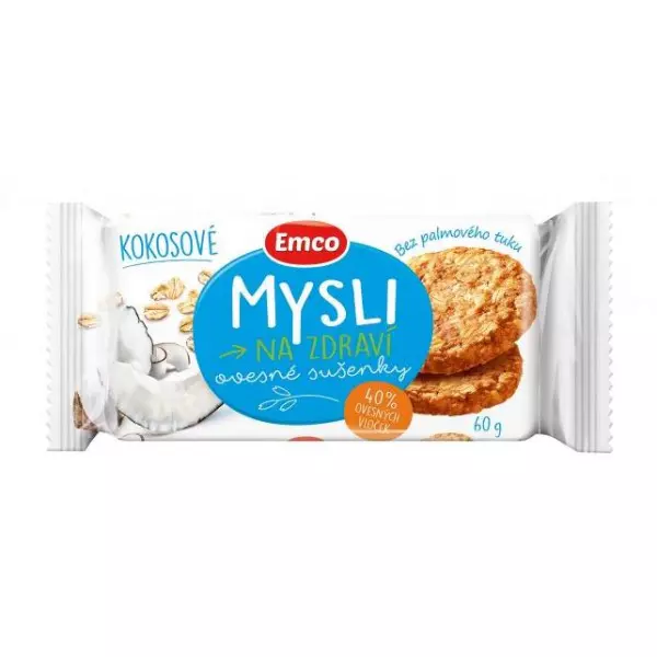 Ovsené sušienky MYSLI 60 g kokosové