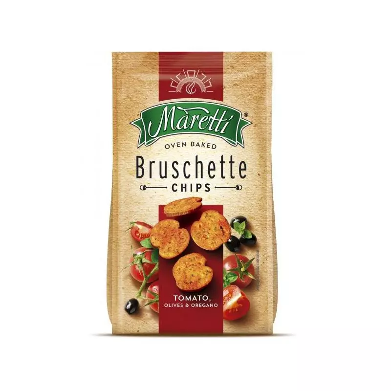 Bruschette Maretti paradajky, olivy a oregano 70 g Bruschette Maretti paradajky, olivy a oregano 70 g