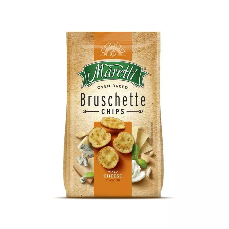 Bruschette Maretti štyri druhy syra 70 g Bruschette Maretti štyri druhy syra 70 g