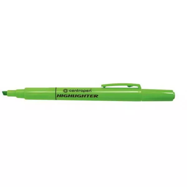 Zvýrazňovač Centropen 8722 zelený