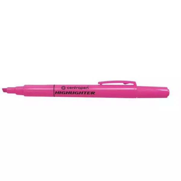Zvýrazňovač Centropen 8722 ružový