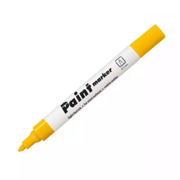 Lakový popisovač Centropen 9100 žltý