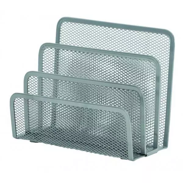 Drôtený stojan na listy 170x135x83mm strieborný