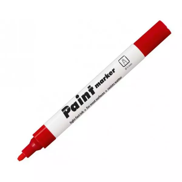Lakový popisovač Centropen 9100 červený