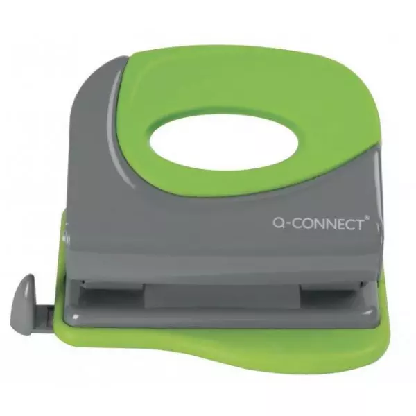 Dierovačka Q-CONNECT na 20 listov sivá/zelená