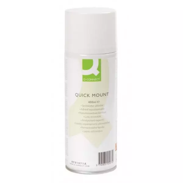 Lepidlo v spreji Q-CONNECT Quick Mount 400ml nepermanentné