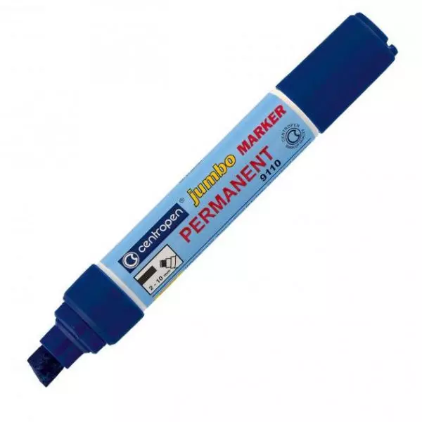 Permanentný popisovač Centropen Jumbo 9110 modrý