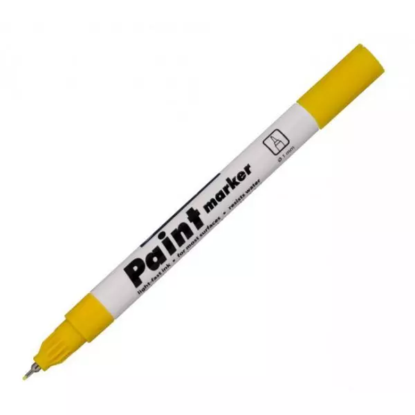 Lakový popisovač Centropen 9211 žltý