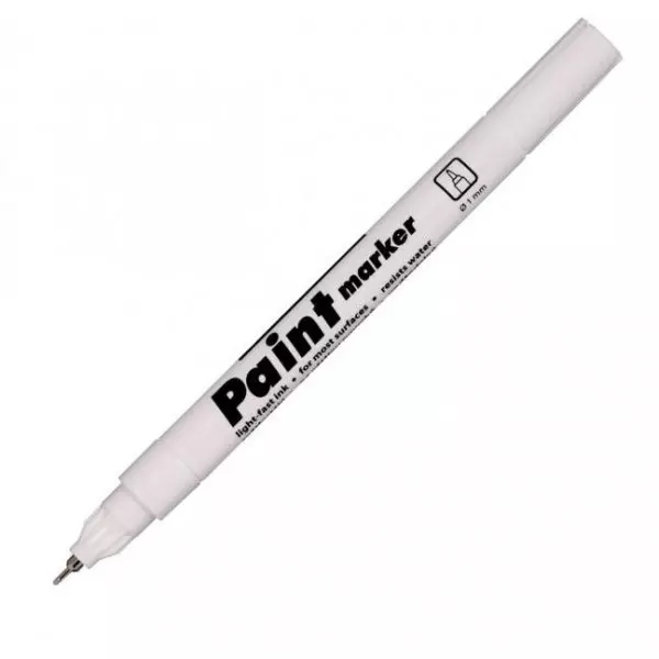 Lakový popisovač Centropen 9211 biely