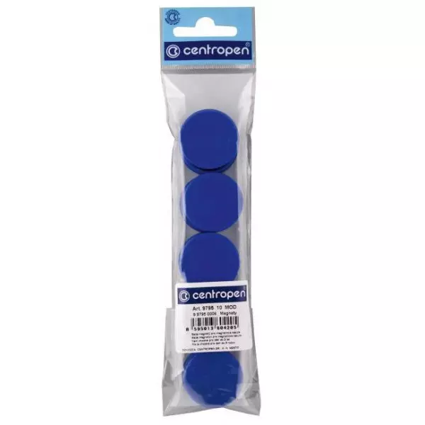 Magnety 30mm modré 10ks