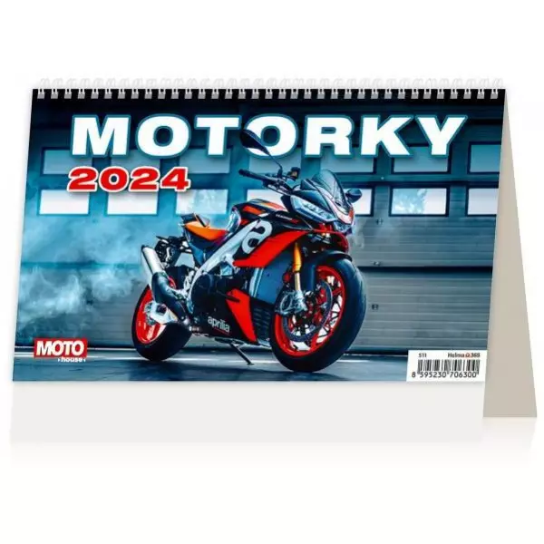 Stolový kalendár Motorky 2024