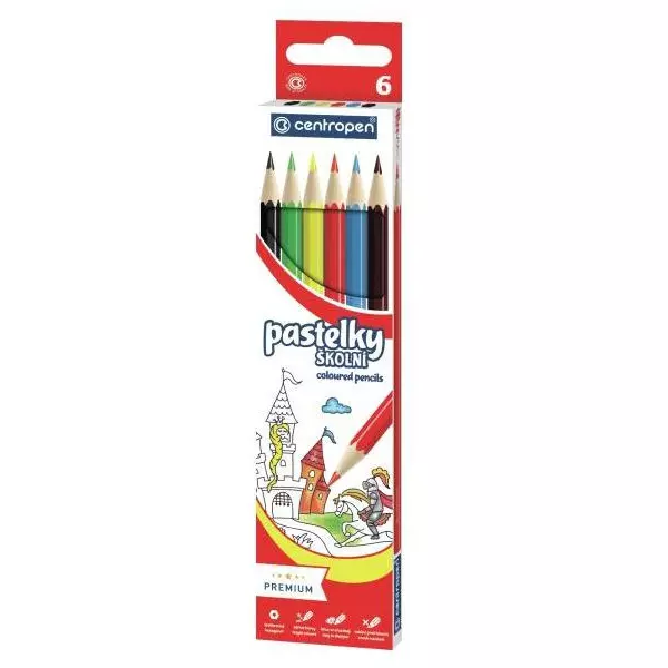 Farbičky CENTROPEN 9520/6f