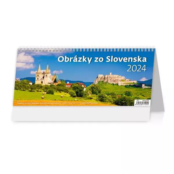 Stolový kalendár Obrázky zo Slovenska 2024