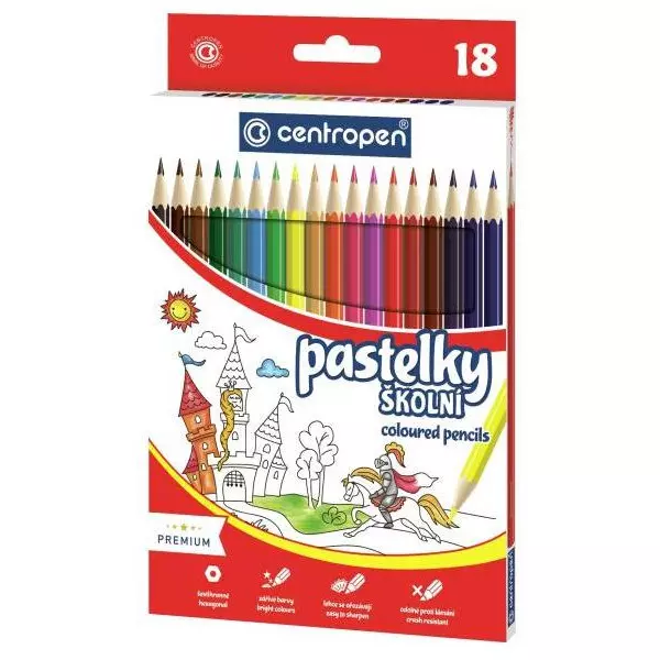 Farbičky CENTROPEN 9520/18f