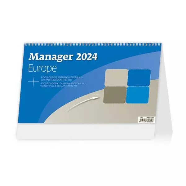Stolový kalendár Manager Europe 2024