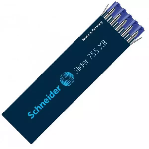 Náhradná náplň do guľôčkového pera Schneider Slider 755 XB modrá