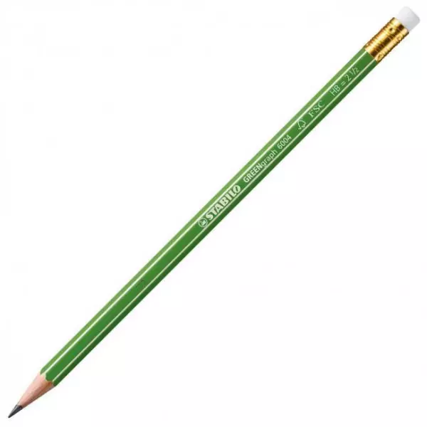 Ceruzka STABILO GREENgraph HB s gumou 12ks