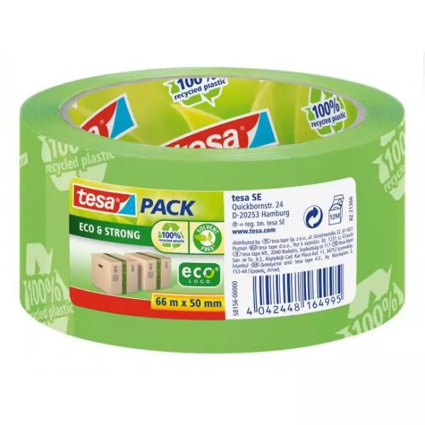 Baliaca páska TESA Eco Strong 50 mm x 66 m zelená