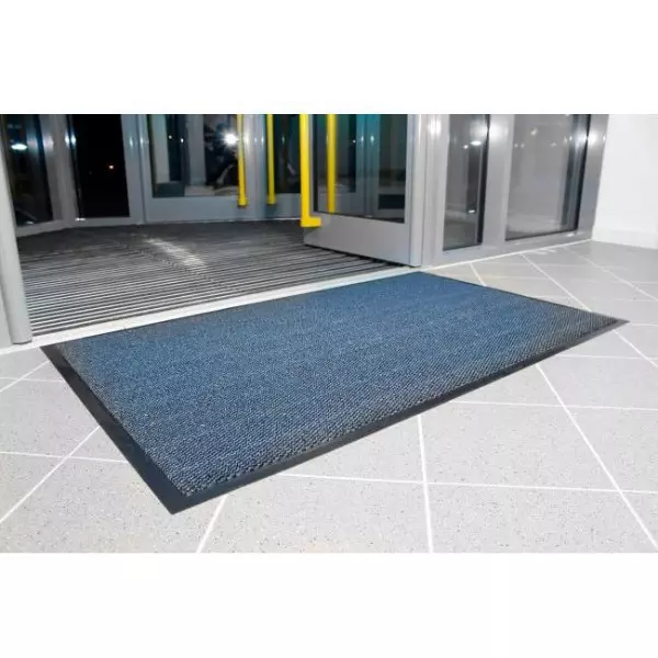 Rohož Vyna-Plush 60x90cm čierna/modrá