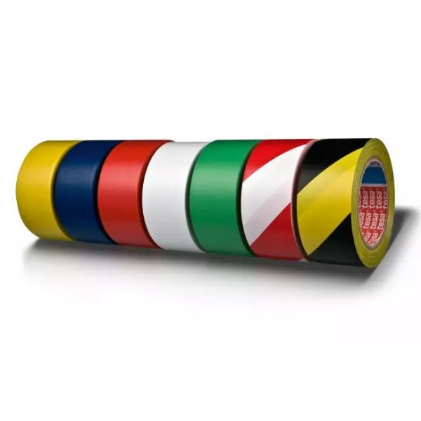 Vyznačovacia páska lepiaca TESA 50 mm x 33 m žlto-čierna