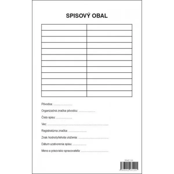 Spisový obal A4 dvojlist 500ks