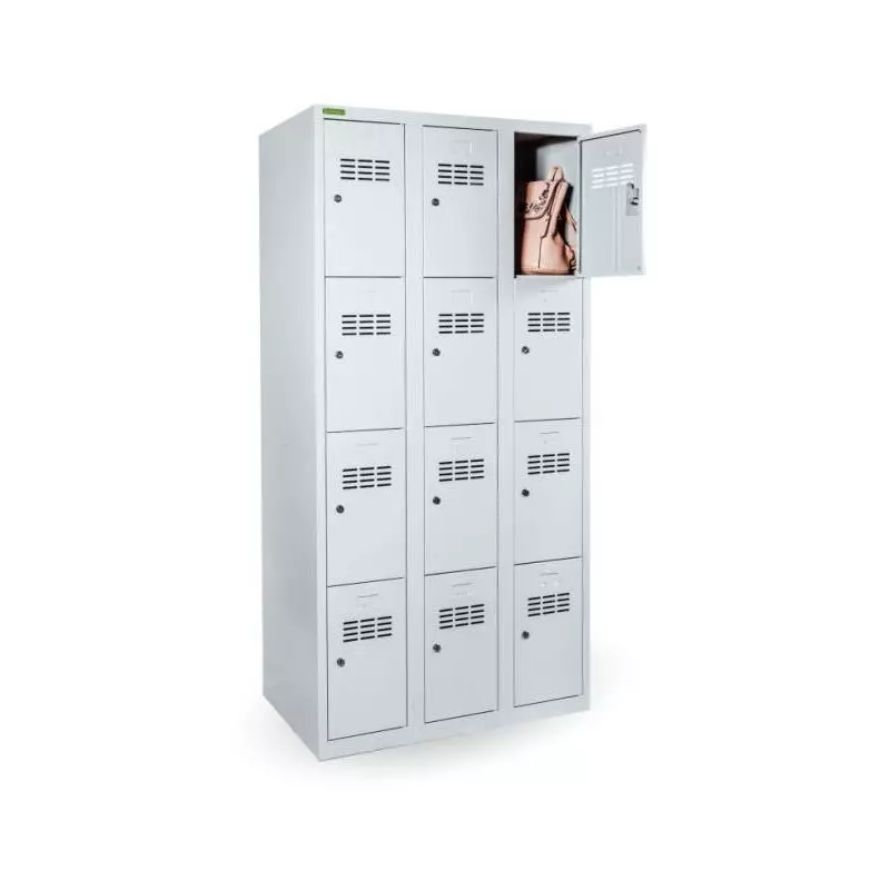 12- priehradková skriňa na úschovu cenností, uzamykateľná, v.180 x š.90 x h.50 cm, sivá 12- priehradková skriňa na úschovu cenností, uzamykateľná, v.180 x š.90 x h.50 cm, sivá